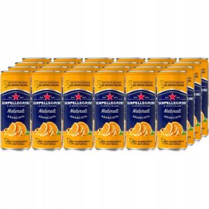 San Pellegrino Aranciata napój z sokiem z pomarańczy 330ml x 24 sztuki--- Darmowa wysyłka i dostawa następnego dnia