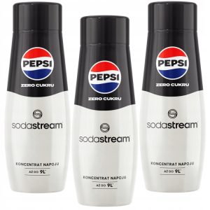【kupić 3 dostać 1 za darmo】SODASTREAM Zestaw koncentratów PEPSI MAX Bez Cukru Syrop Cola 3 sztuki